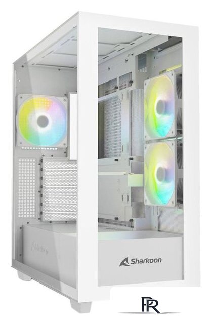 Корпус Sharkoon Rebel C60 RGB (белый) - Изображение №1 — Интернет-магазин ПроЗаказ
