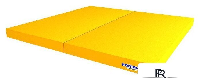 Cпортивный мат Romana 5.013.06 (голубой/желтый) - Изображение №3 — Интернет-магазин ПроЗаказ