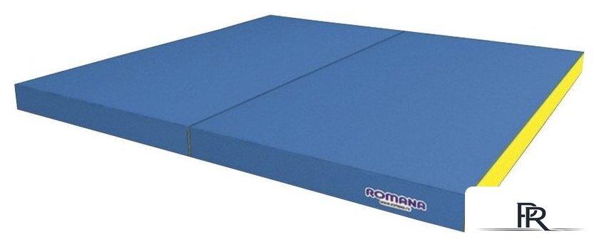 Cпортивный мат Romana 5.013.06 (голубой/желтый) - Изображение №5 — Интернет-магазин ПроЗаказ