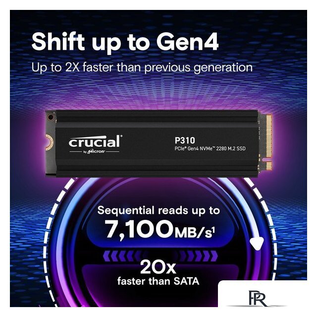 SSD Crucial P310 2280 2TB CT2000P310SSD5 - Изображение №2 — Интернет-магазин ПроЗаказ