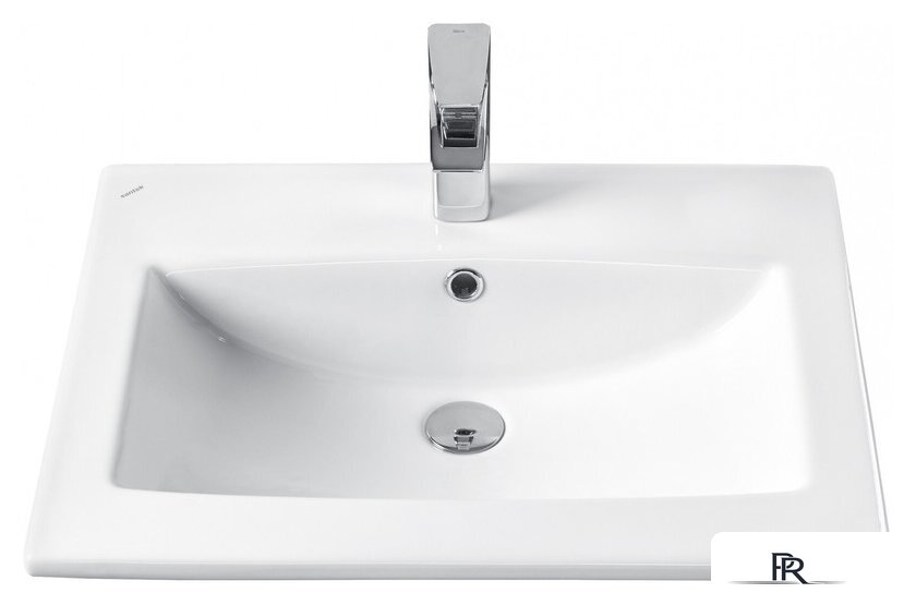  Акватон Тумба с умывальником Форест 60 1A2782K0FR9C0 (дуб рошелье/сумеречный голубой) - Изображение №2 — Интернет-магазин ПроЗаказ