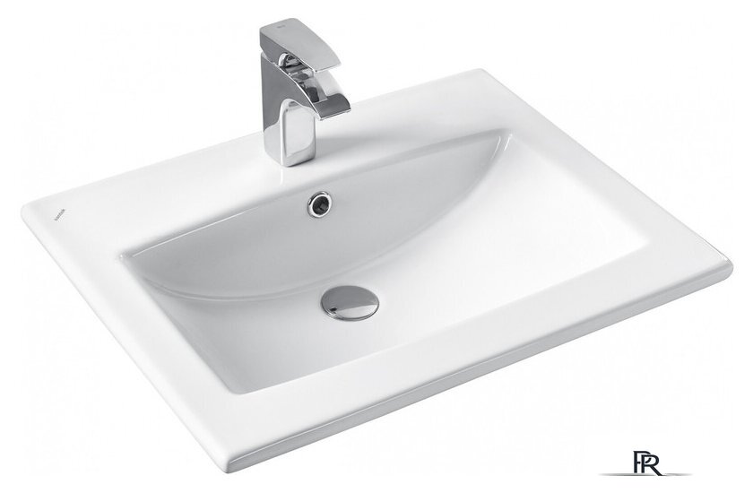  Акватон Тумба с умывальником Форест 60 1A2782K0FR9C0 (дуб рошелье/сумеречный голубой) - Изображение №3 — Интернет-магазин ПроЗаказ