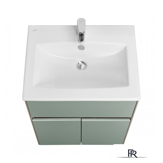  Акватон Тумба с умывальником Форест 60 1A2782K0FR9C0 (дуб рошелье/сумеречный голубой) - Изображение №4 — Интернет-магазин ПроЗаказ