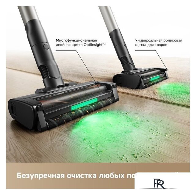 Пылесос Trouver Cordless Vacuum Cleaner G70 Detect V2515 (евровилка, черный) - Изображение №6 — Интернет-магазин ПроЗаказ