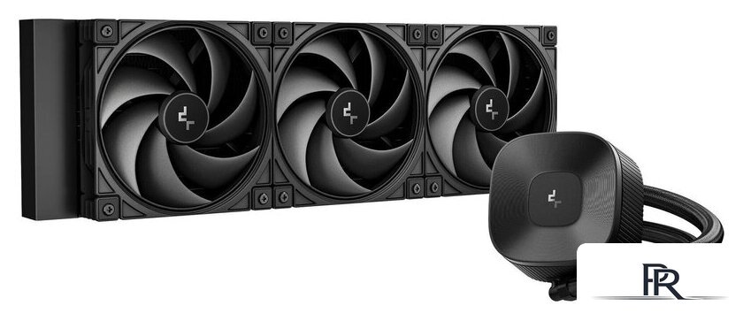 Система жидкостного охлаждения для процессора DeepCool LE360 V2 Zero Dark R-LE360ZERO-BKLNMD-G-1 - Изображение №1 — Интернет-магазин ПроЗаказ