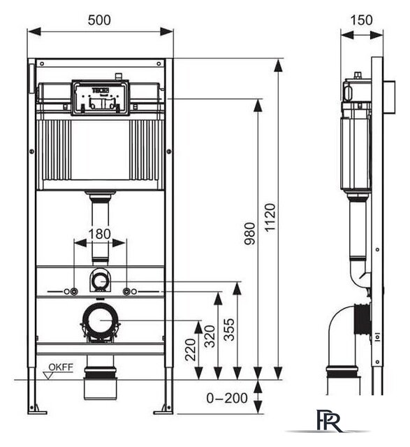 Унитаз подвесной Grado GD-W203T + TECE 9400414 (с кнопкой смыва) - Изображение №15 — Интернет-магазин ПроЗаказ