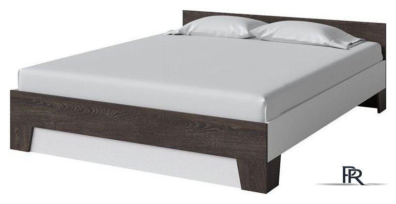 Кровать PROxSON Aria 120x200 (белый/дуб кантербери) - Изображение №1 — Интернет-магазин ПроЗаказ