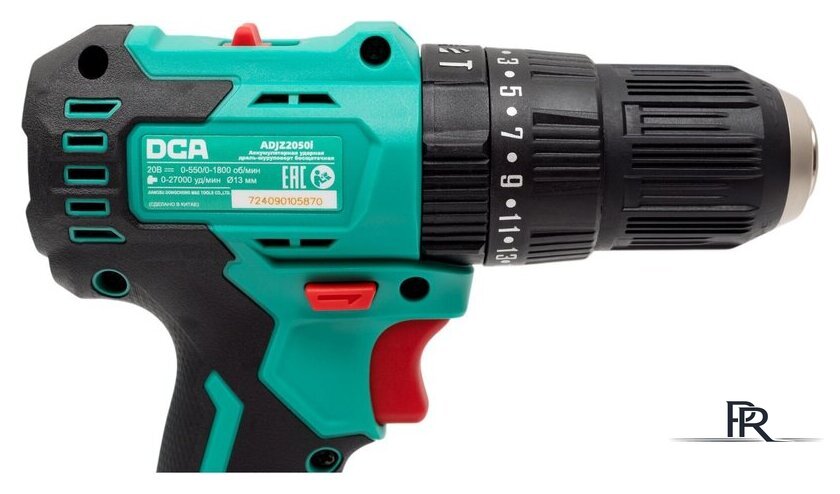 Ударная дрель-шуруповерт DCA ADJZ2050i Type DM (с 1-им АКБ, кейс) - Изображение №4 — Интернет-магазин ПроЗаказ