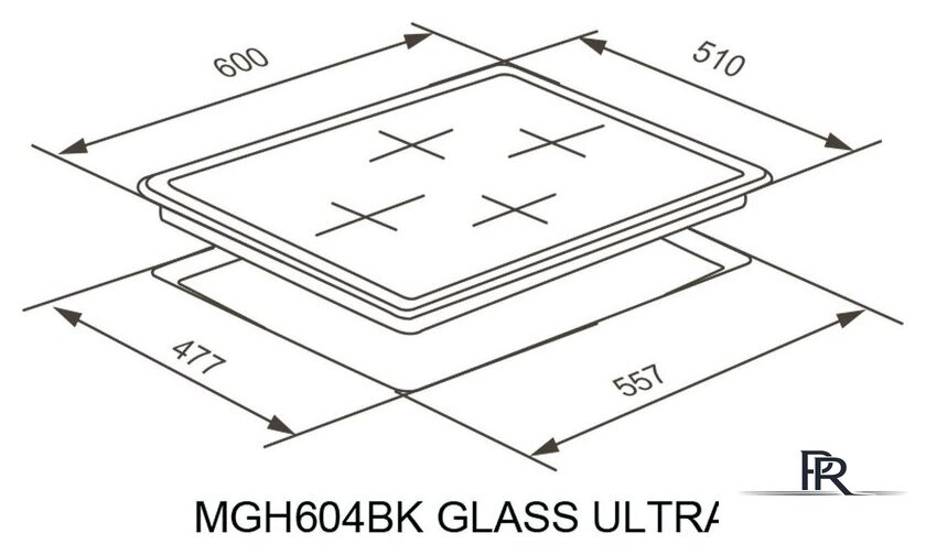 Варочная панель Meferi MGH604WH Glass Ultra - Изображение №17 — Интернет-магазин ПроЗаказ