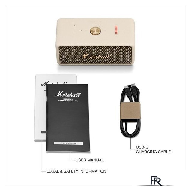 Беспроводная колонка Marshall Emberton III (бежевый) - Изображение №5 — Интернет-магазин ПроЗаказ