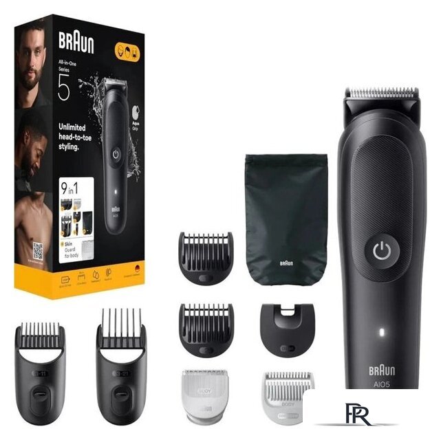 Триммер для бороды и усов Braun AIO5540 - Изображение №10 — Интернет-магазин ПроЗаказ