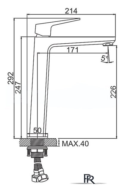 Смеситель Ledeme L1181 - Изображение №2 — Интернет-магазин ПроЗаказ
