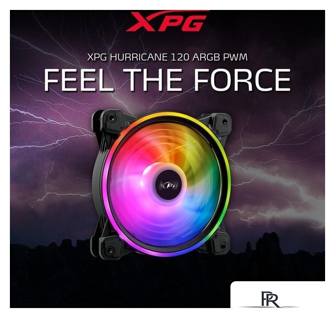 Вентилятор для корпуса ADATA Hurricane 120 ARGB PWM (черный) - Изображение №5 — Интернет-магазин ПроЗаказ