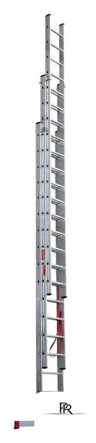 Лестница-стремянка Новая высота NV 323 трёхсекционная усиленная 3x17 ступеней - Изображение №11 — Интернет-магазин ПроЗаказ