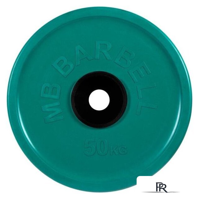 Диск MB Barbell Евро-классик 51 мм (1x50 кг, зеленый) - Изображение №1 — Интернет-магазин ПроЗаказ