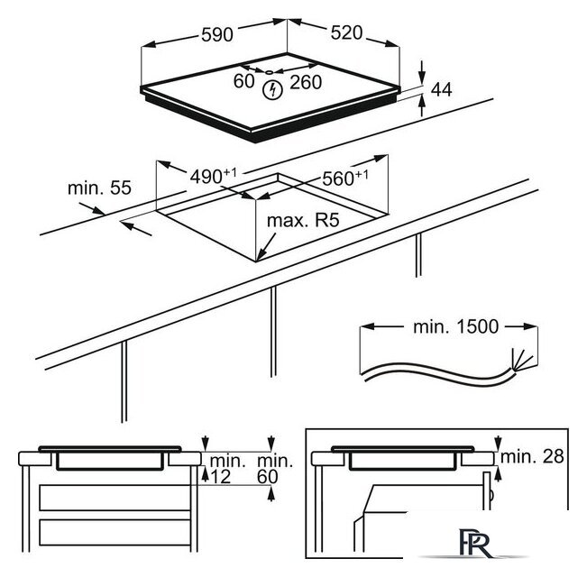 Варочная панель Electrolux CIT61443 - Изображение №12 — Интернет-магазин ПроЗаказ