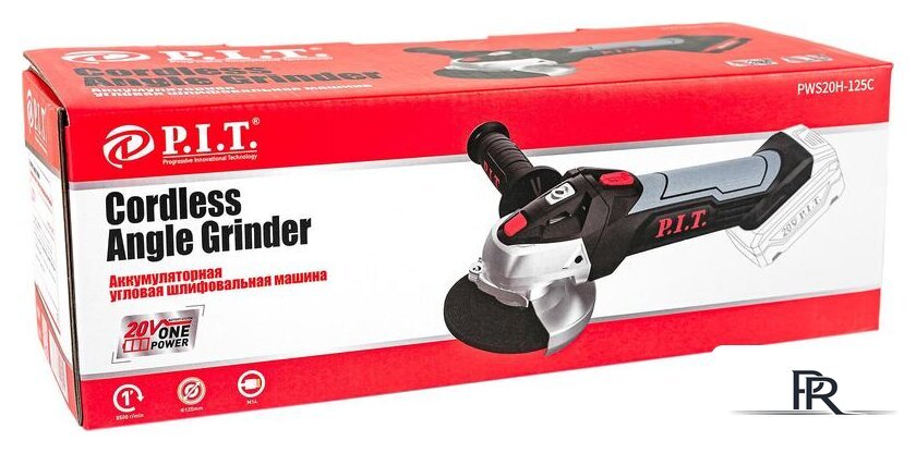 Угловая шлифмашина P.I.T. PWS20H-125C (без АКБ) - Изображение №4 — Интернет-магазин ПроЗаказ