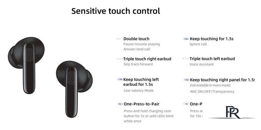 Наушники QCY T13 ANC 2 (темно-синий) - Изображение №9 — Интернет-магазин ПроЗаказ