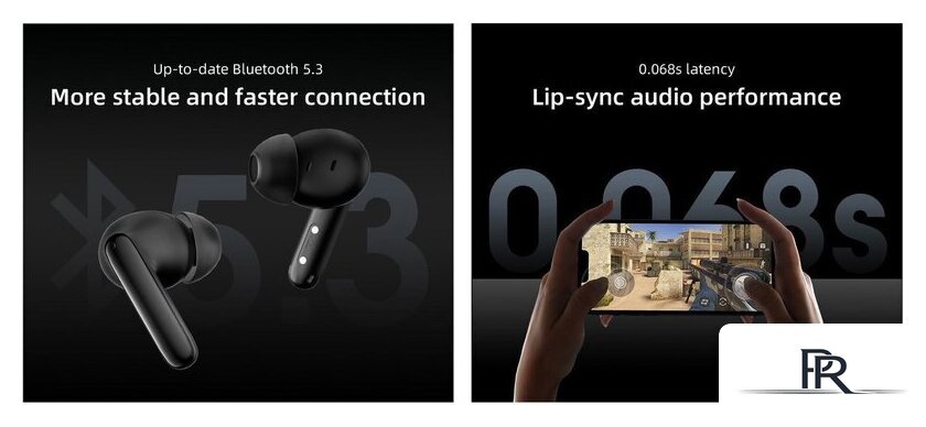 Наушники QCY T13 ANC 2 (темно-синий) - Изображение №7 — Интернет-магазин ПроЗаказ