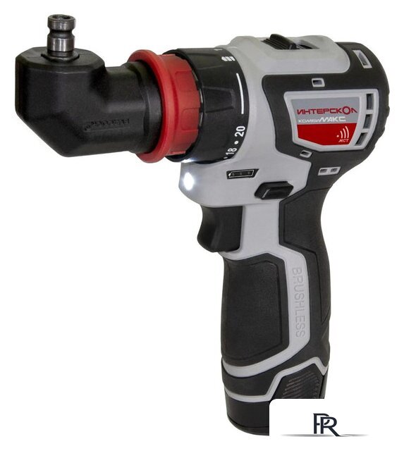 Дрель-шуруповерт Интерскол КомбиМАКС ДА-10/12В 36 687.2.2.78 (с 2-мя АКБ, сумка, набор патронов) - Изображение №4 — Интернет-магазин ПроЗаказ