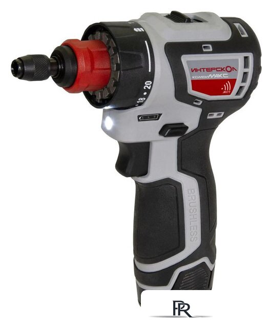 Дрель-шуруповерт Интерскол КомбиМАКС ДА-10/12В 36 687.2.2.78 (с 2-мя АКБ, сумка, набор патронов) - Изображение №5 — Интернет-магазин ПроЗаказ