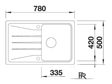 Кухонная мойка Blanco ZIA 45 S (антрацит) [514732] - Изображение №2 — Интернет-магазин ПроЗаказ