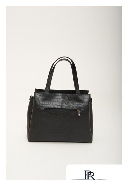 Женская сумка Souffle 322 3225001 (черный кайман эластичный) - Изображение №11 — Интернет-магазин ПроЗаказ