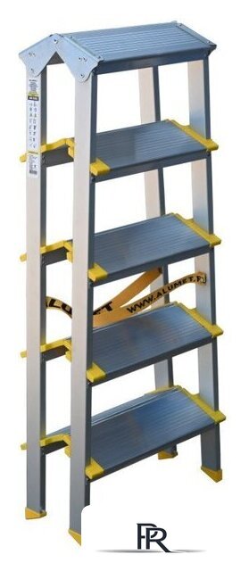 Лестница-стремянка Алюмет ASD 5205 (2х5 ступеней) - Изображение №3 — Интернет-магазин ПроЗаказ