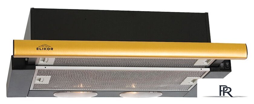 Кухонная вытяжка Elikor Интегра 60П-400-В2Л (черный/латунь) - Изображение №1 — Интернет-магазин ПроЗаказ