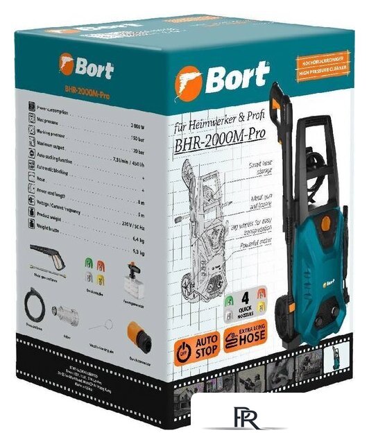 Мойка высокого давления Bort BHR-2000M-Pro - Изображение №21 — Интернет-магазин ПроЗаказ