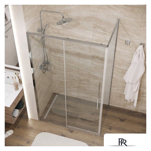 Душевая стенка Grossman Galaxy 90x195 200.K33.01.90.10.00 (хром/стекло прозрачное) - Изображение №9 — Интернет-магазин ПроЗаказ