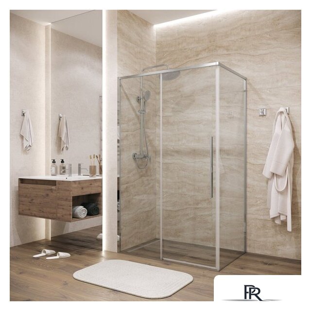 Душевая стенка Grossman Galaxy 90x195 200.K33.01.90.10.00 (хром/стекло прозрачное) - Изображение №6 — Интернет-магазин ПроЗаказ