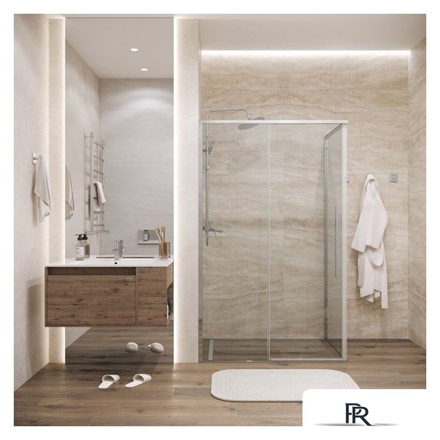 Душевая стенка Grossman Galaxy 90x195 200.K33.01.90.10.00 (хром/стекло прозрачное) - Изображение №8 — Интернет-магазин ПроЗаказ