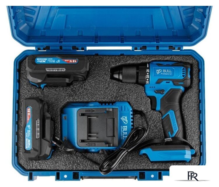 Дрель-шуруповерт Bull SR 1804 2329056 (с 2-мя АКБ, кейс) - Изображение №12 — Интернет-магазин ПроЗаказ