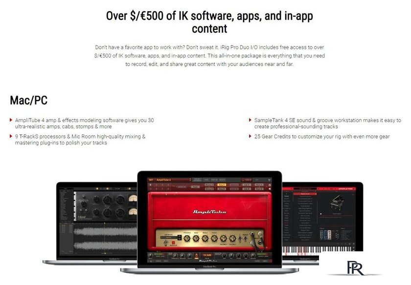 Аудиоинтерфейс IK Multimedia iRig Pro Duo I/O - Изображение №16 — Интернет-магазин ПроЗаказ