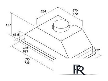 Кухонная вытяжка Jetair Viera Lux WH/A/72 PRF0174919 - Изображение №3 — Интернет-магазин ПроЗаказ