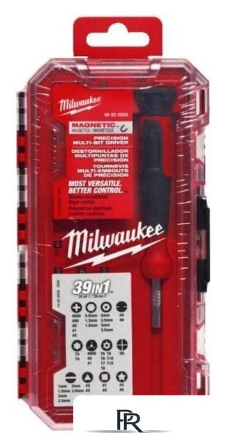 Набор отвертка с битами Milwaukee 4932498177 (39 предметов) - Изображение №4 — Интернет-магазин ПроЗаказ