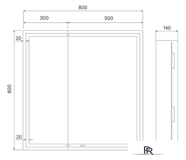  IDDIS Шкаф с зеркалом Zodiac ZOD8000i99 - Изображение №11 — Интернет-магазин ПроЗаказ