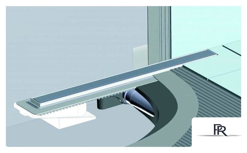 Трап/канал Berges Wasserhaus С1 Norma 500 095136 (матовый черный) - Изображение №4 — Интернет-магазин ПроЗаказ