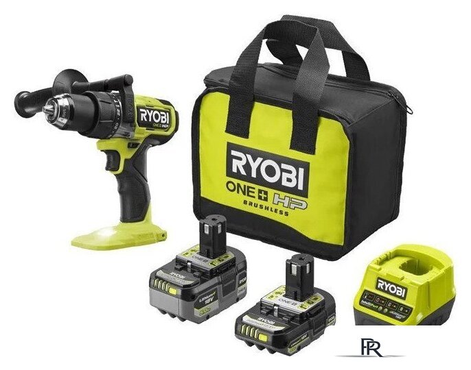 Ударная дрель-шуруповерт Ryobi RPD18X-2C52S 5133005527 (с 2-мя АКБ 2 Ач+5 Ач, сумка) - Изображение №1 — Интернет-магазин ПроЗаказ