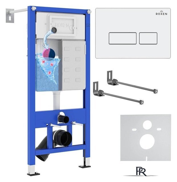 Инсталляция для унитаза Roxen StounFix Dual Fresh 833336 - Изображение №1 — Интернет-магазин ПроЗаказ