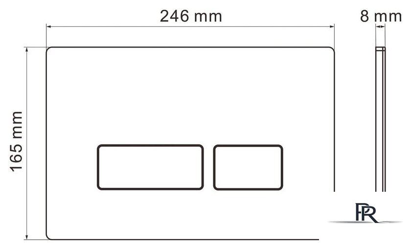 Инсталляция для унитаза Roxen StounFix Dual Fresh 833336 - Изображение №12 — Интернет-магазин ПроЗаказ
