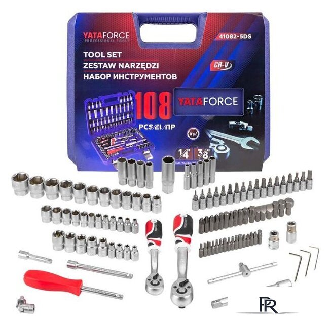 Универсальный набор инструментов Yataforce YF-41082-5DS (108 предметов) - Изображение №2 — Интернет-магазин ПроЗаказ