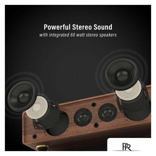 Виниловый проигрыватель Crosley Stave Walnut - Изображение №4 — Интернет-магазин ПроЗаказ