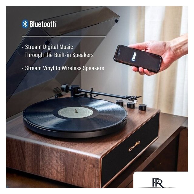 Виниловый проигрыватель Crosley Stave Walnut - Изображение №7 — Интернет-магазин ПроЗаказ