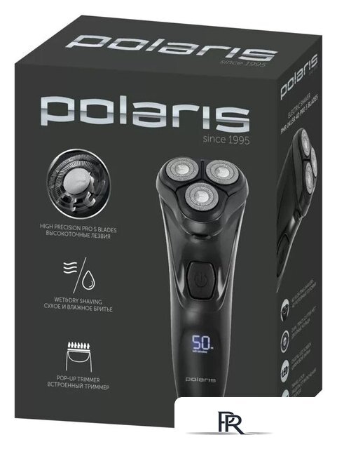 Электробритва Polaris PMR 0415R 4D PRO 5 blades - Изображение №13 — Интернет-магазин ПроЗаказ
