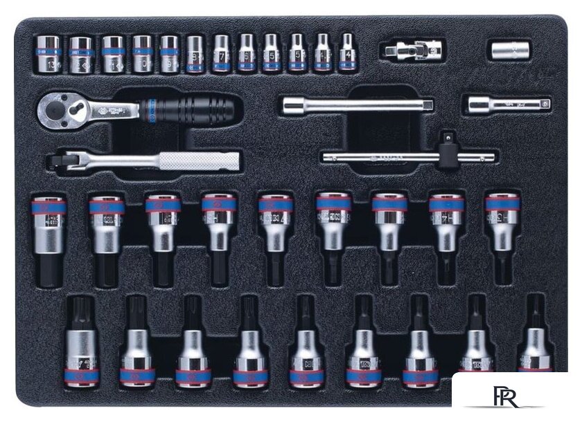 Универсальный набор инструментов King Tony 9-7537MR (37 предметов) - Изображение №1 — Интернет-магазин ПроЗаказ