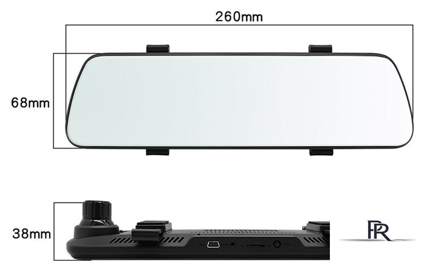 Видеорегистратор-зеркало Ritmix AVR-9105 - Изображение №3 — Интернет-магазин ПроЗаказ