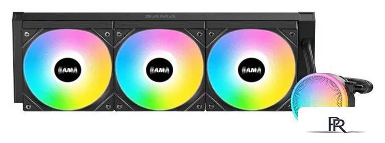 Система жидкостного охлаждения для процессора Sama L60 360 (черный) - Изображение №2 — Интернет-магазин ПроЗаказ