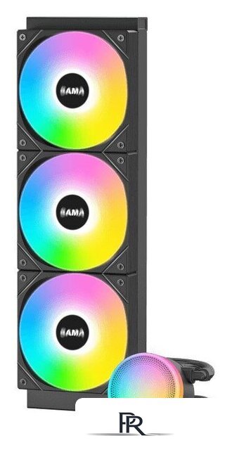 Система жидкостного охлаждения для процессора Sama L60 360 (черный) - Изображение №3 — Интернет-магазин ПроЗаказ
